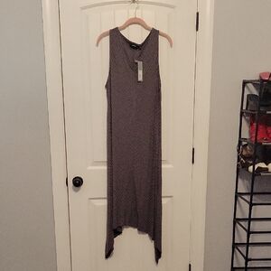 Apt. 9 Gray Asymmetrical Sheath Dress Halter Neck
